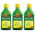 Aliment diététique norvégien de Moller, plus de 3 ans, arôme naturel, 3x250 ml