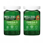 Aceite de pescado Forte Omega-3, 2 x 112 cápsulas, Möller's
