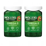 Möller's Forte Omega-3 Visolie, 2 × 112 capsules
