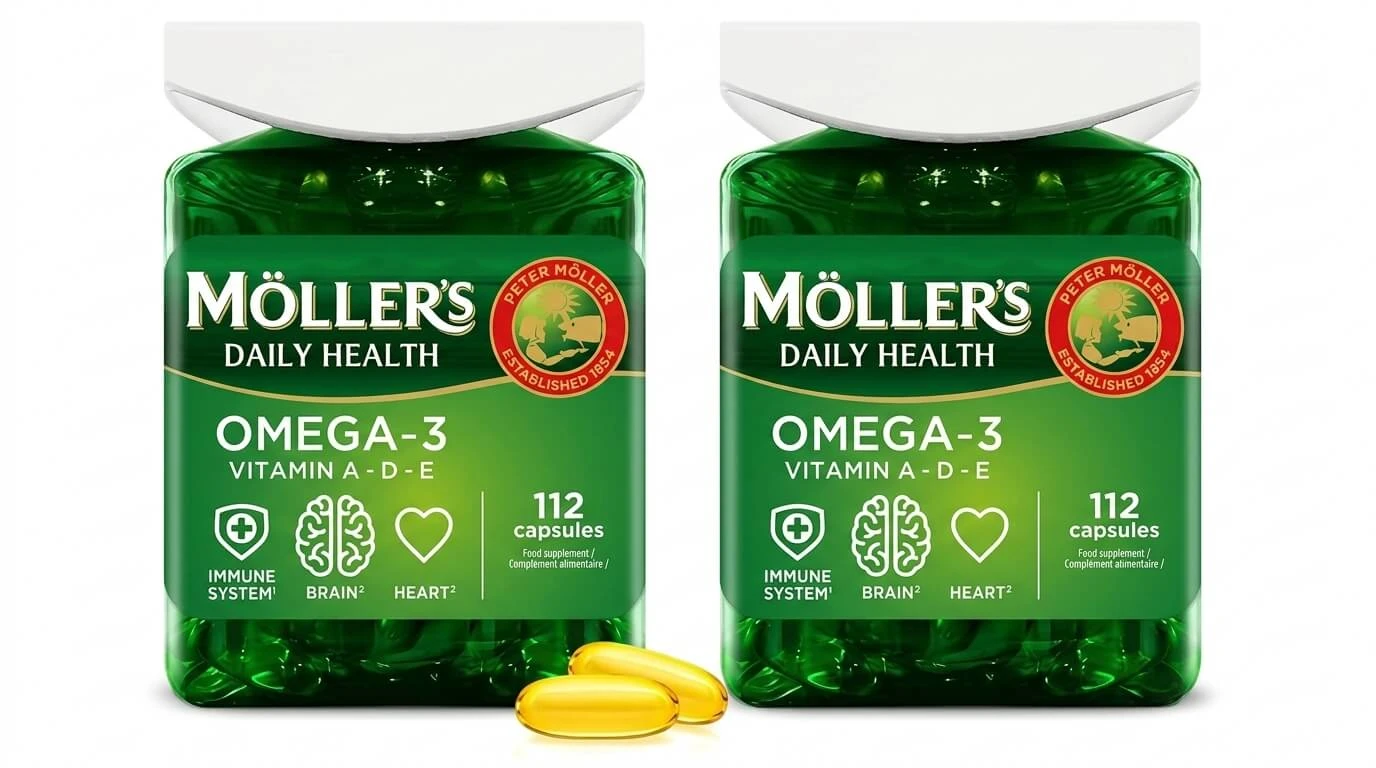 Möller's Fish Oil Forte Omega-3, 2 x 112 capsules