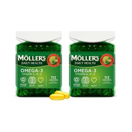 Forte Omega-3, 2 x 112 capsule - ulei de peşte, Möller's 