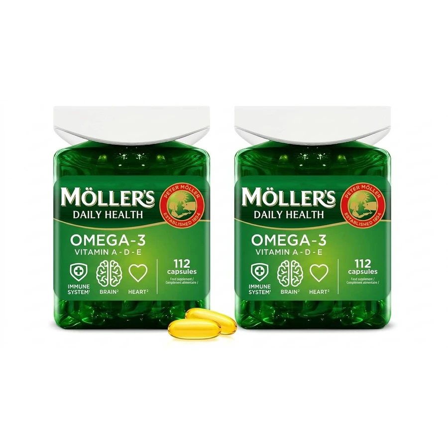 Forte Omega-3, 2 x 112 capsule - ulei de peşte, Möller's 