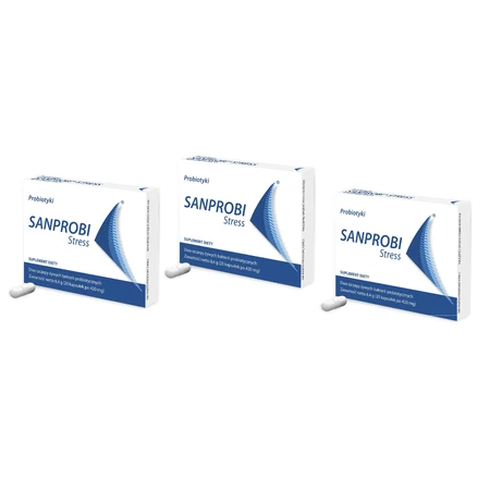 SANPROBI Stress Set, 3 x 20 capsules