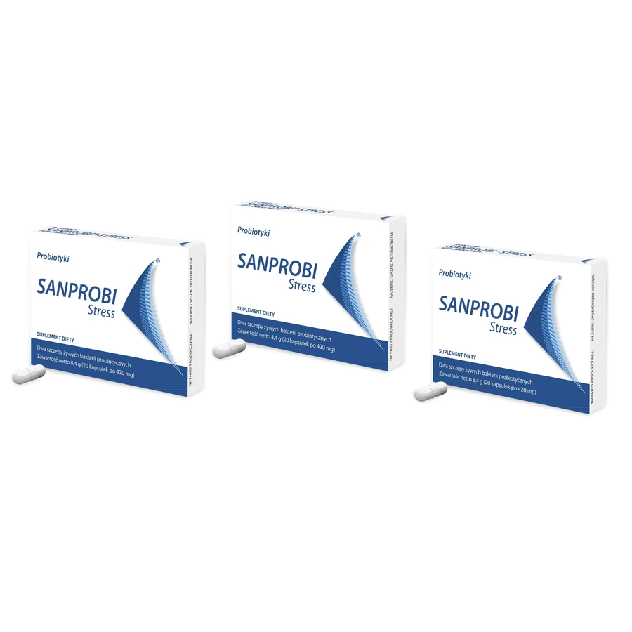 SANPROBI Stress Set, 3 x 20 capsules