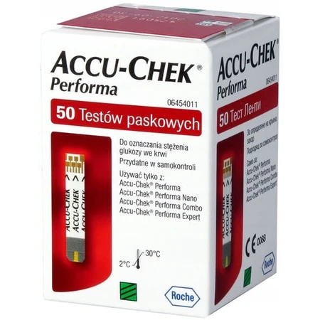Accu-Chek Performa Blutzuckerteststreifen, 5x50 Stück, Roche