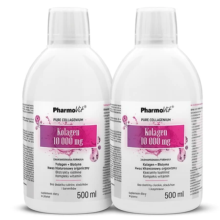 Colágeno 10000 mg, 2x500 ml, PharmoVit