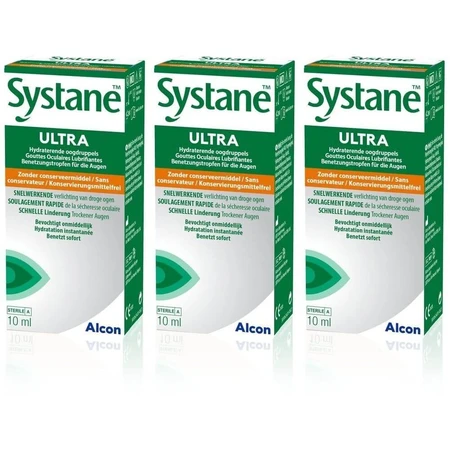 Systane Gotas Oculares Ultrahidratantes, 3x10 ml, Alcon