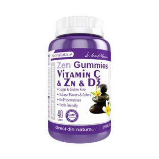 Zen Gummies Vitamine C & Zn & D3 40 gélules