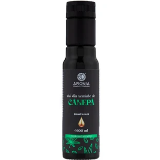 Huile de graines de chanvre 100 ml - 100% naturelle, non raffinée, fraîche et pressée à froid