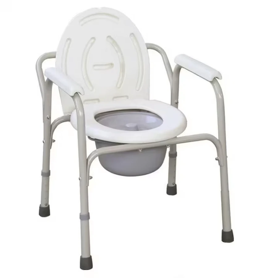Happy JL810 Chaise en aluminium avec toilettes et siège réglable en hauteur Dr. Happy JL810