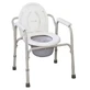 Dr. Happy JL810 Silla de aluminio con inodoro y asiento regulable en altura Dr. Happy JL810