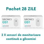 2 pcs Sibionics GS1 Sistema de Control Continuo de Glucosa