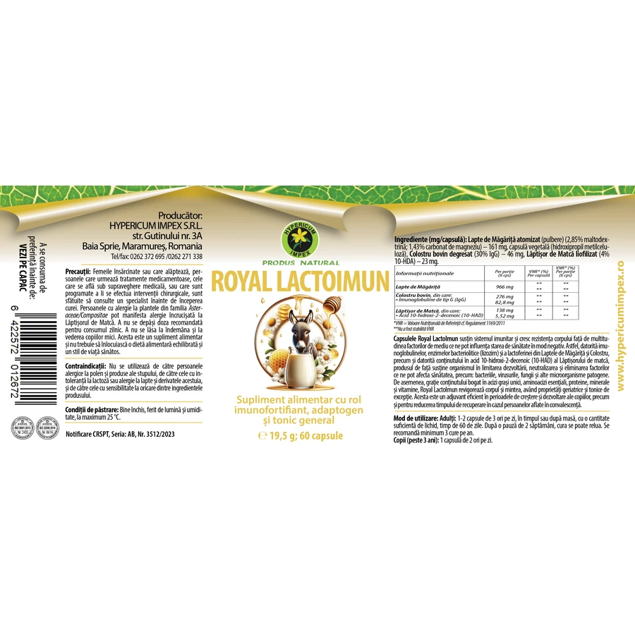 Royal Lactoimun capsules, 60 capsules