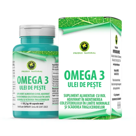 Omega 3 capsules from fish, 40 softgels