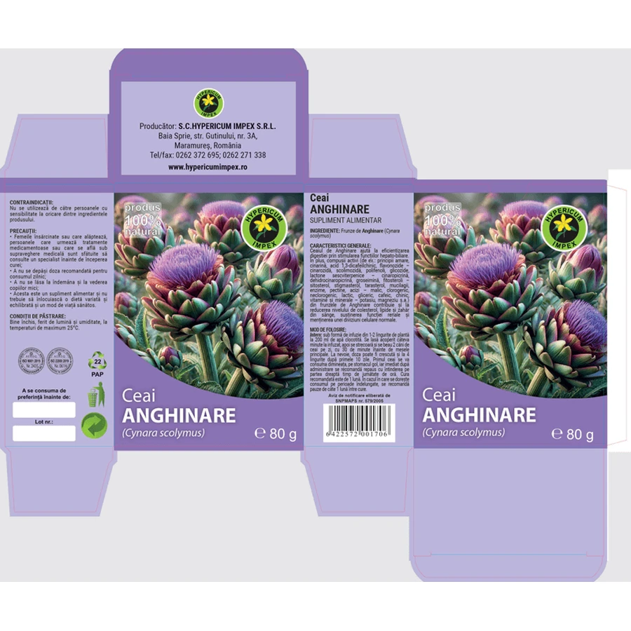 Té de alcachofa a granel