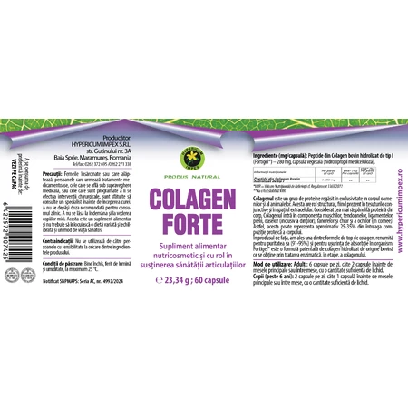 Collagen Forte Capsules, 60 capsules