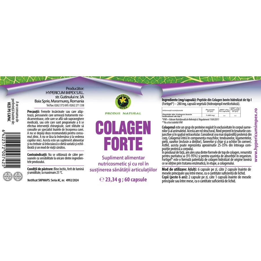 Collagen Forte Capsules, 60 capsules