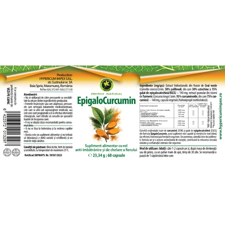 EpigaloCurcumine Capsules, 60 capsules