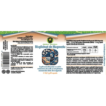 Magnesium Bisglycinate Capsules, 60 capsules