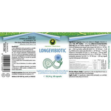 Longevibiotic Capsules, 60 capsules
