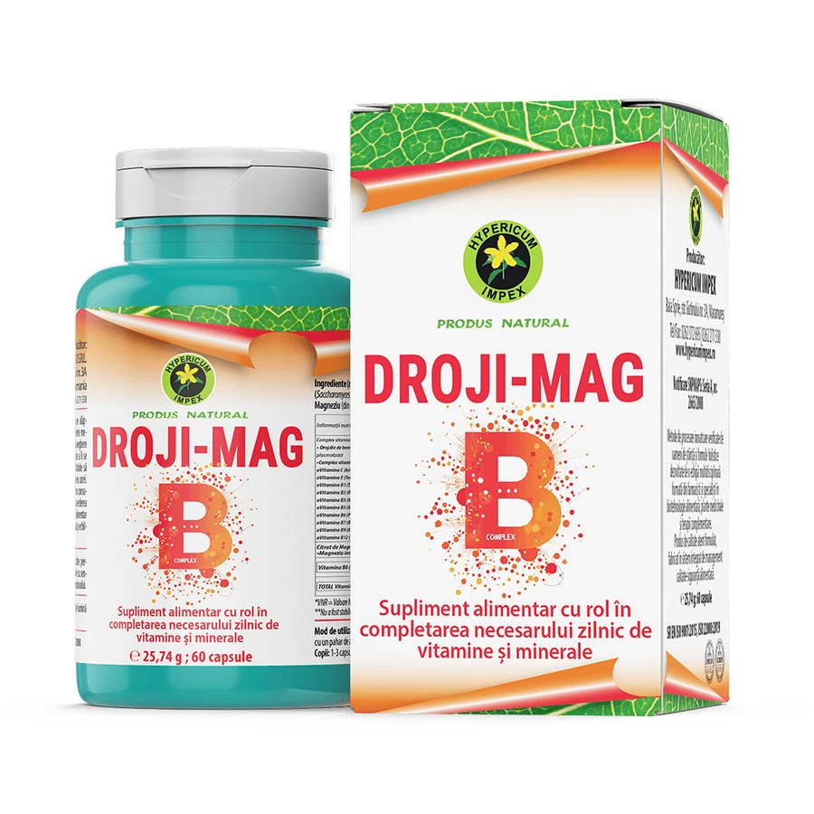 Droji-Mag cápsula complejo B, 60 cápsulas