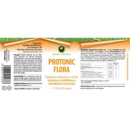 Protonic Flora Capsules, 60 capsules