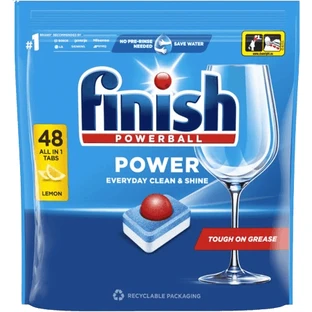 Finish Tablets All in 1 Max Lemon 48 uds.