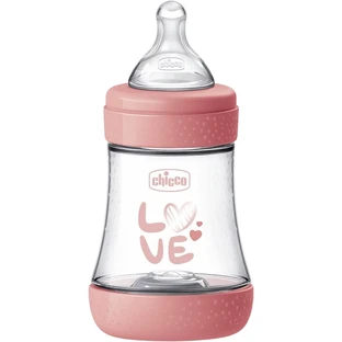 Chicco Babyfles Perfect5 silicone, roze 150 ml