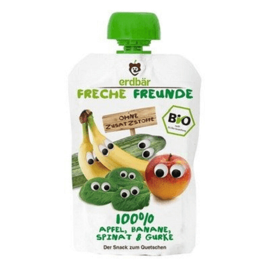 Buy Organic puree with spinach, 100 g, Erdbar Organic puree with spinach, 100 g, Erdbar