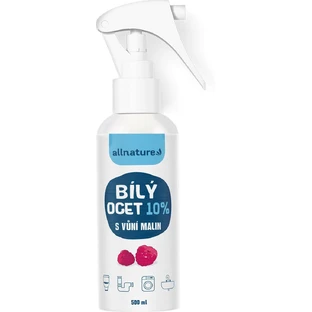 Allnature White Vinegar 10% with raspberry scent 500 ml