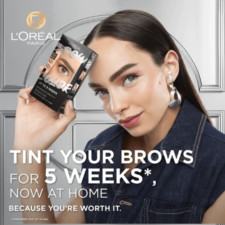 L'Oréal Paris Brow Color 1.0 Schwarz Semi-permanente Augenbrauenfarbe