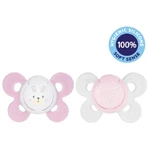 Chicco Physio Comfort Silicone Soother Bunny/Buds 0-6m 2 pcs