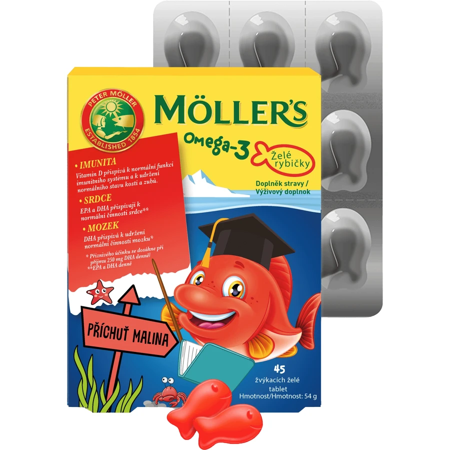 Möllers Möller's Geleivis 45 stuks