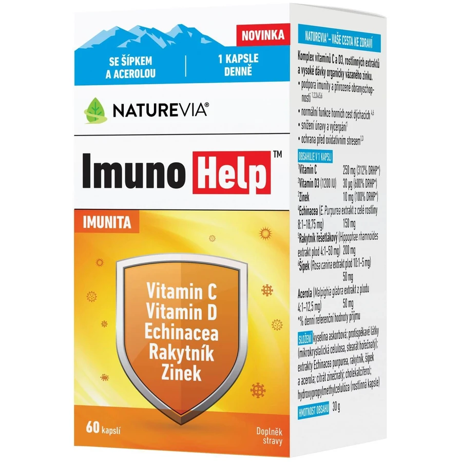 NatureVia Immuno Help 60 Kapseln