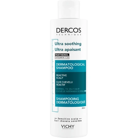 Vichy Dercos Ultra Soothing Sensitive gras Shampoo für fettiges Haar 200 ml