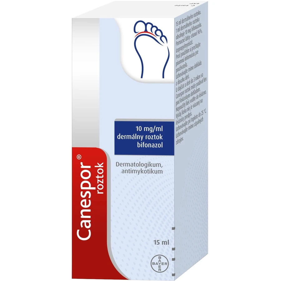 Canespor solución para el tratamiento de la tiña 15 ml