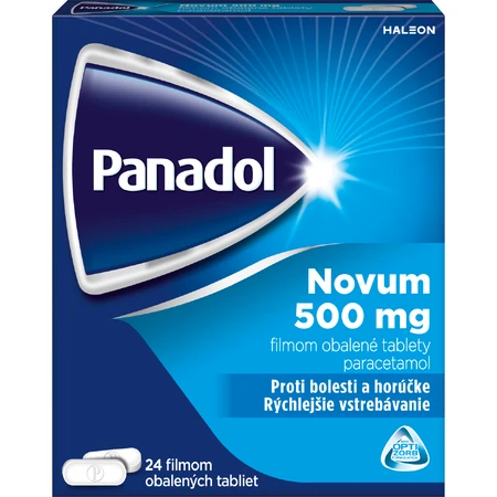 Panadol Novum para la fiebre y el dolor 500mg 24 comprimidos