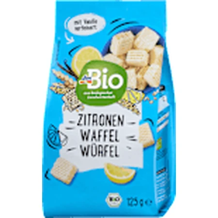 dmBio Lemon Waffles, 125 g