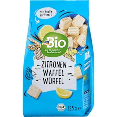 dmBio Lemon Waffles, 125 g