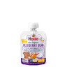 Biologische Bosbes, Appel en Banaan Puree met Bosbes Beer Yoghurt, 85g, Holle