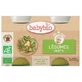 Organic green vegetable puree, +4 months, 2x 130g, BabyBio