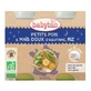 Organic mashed peas, sweet corn and rice, +6 months, 2x 200g, BabyBio