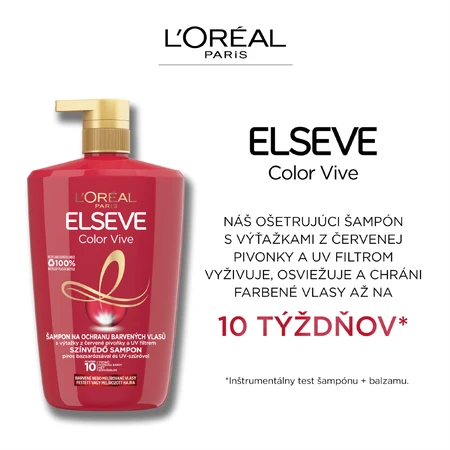 L'Oréal Paris Elseve Elseve Color Vive Shampooing, 1000 ml