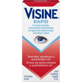 Visine Rapid 0.5 mg/ml eye solution drops 15 ml