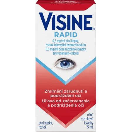 Visine Rapid 0.5 mg/ml eye solution drops 15 ml