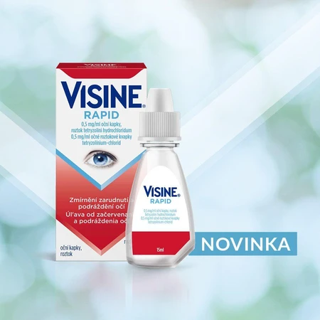 Visine Rapid 0.5 mg/ml eye solution drops 15 ml