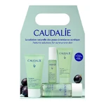 Kit de démarrage Caudalie Vinopure, gel nettoyant visage, 30 ml + tonique, 50 ml + sérum anti-imperfections, 10 ml + fluide matifiant et hydratant, 15 ml