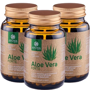 PROMO: 3 Frascos Aloe Forte 60 Cápsulas, Aronia