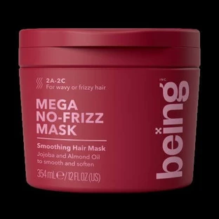Mega No Frizz Masque für lockiges oder widerspenstiges Haar, 354 ml, Being