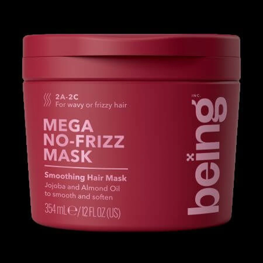 Mega No Frizz Masque für lockiges oder widerspenstiges Haar, 354 ml, Being